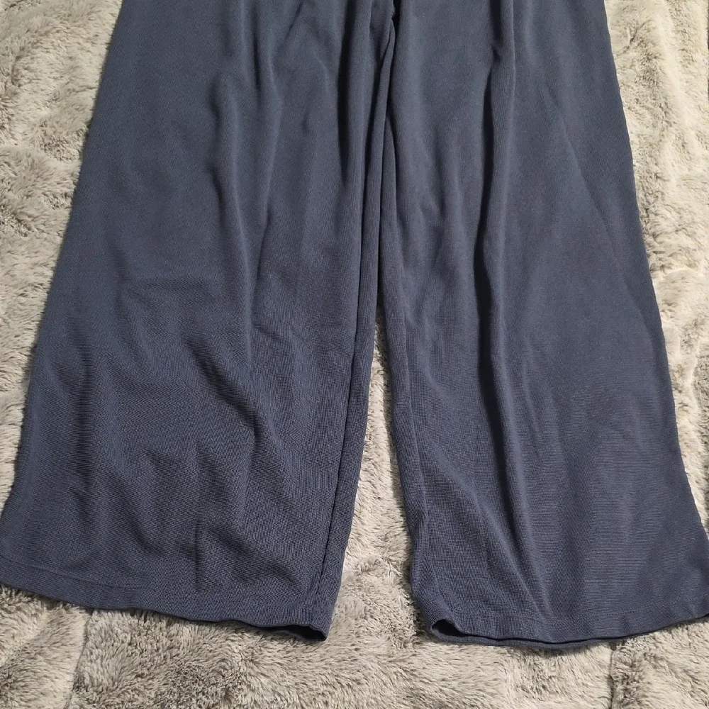 HALARA Blue Ribbed Pants - Picture 4 of 6